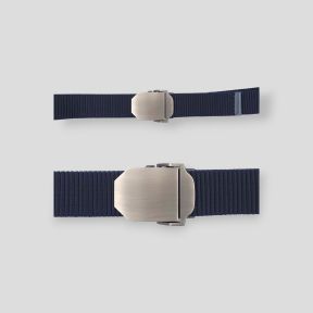 Nylon riem met metalen gesp - Marineblauw - Patrol Equipement