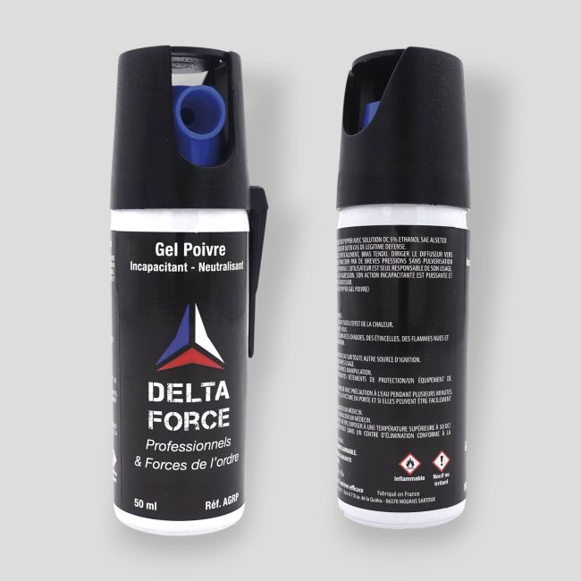 Aérosol anti-agression Gel Poivre - 50ml - Patrol Equipement