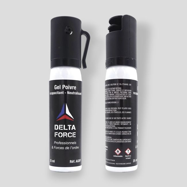 Aerossol anti-agressão Gel de Pimenta - 25ml - Patrol Equipement