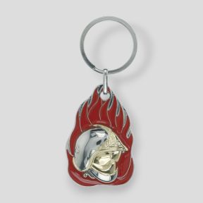 Llavero de metal - Bomberos Llama - Patrol Equipement