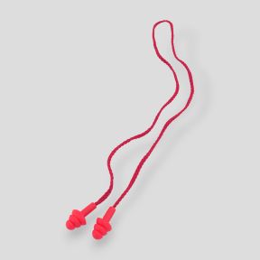 Paio di tappi per le orecchie antirumore riutilizzabili - Rosso - Patrol Equipement