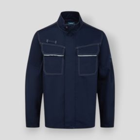 Arbeitsjacke Bizweld mit reflektierenden Streifen - Marine - Portwest