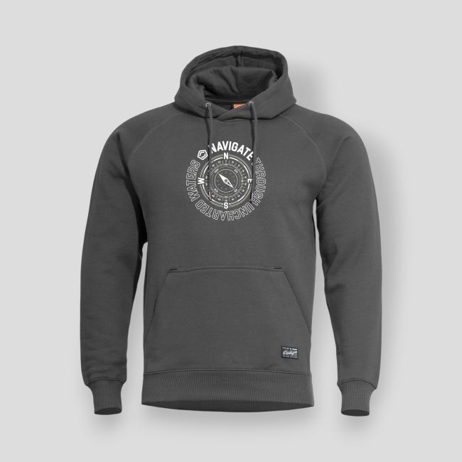 Hoodie Phaeton Navigate - Asgrijs - Pentagon
