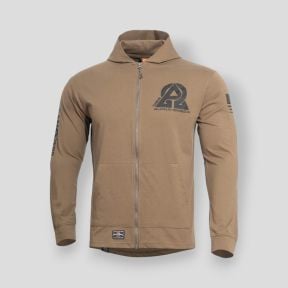 Sweat à capuche zippé Agis Instructor Zero Edition - Coyote - Pentagon