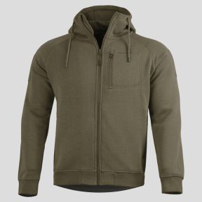 Hoodie met rits Leonidas 2.0 - RAL7013 - Pentagon