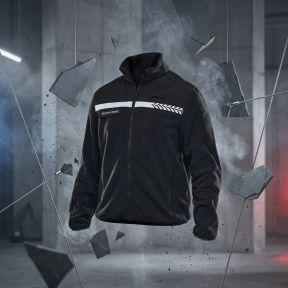 Veste polaire Sécurité Privée avec bande HV Safetek - Noir - GK