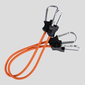 2er-Set Spanngurte mit Karabiner 60cm - Orange - Fosco Industries