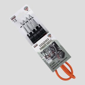 Lot de 2 tendeurs mousquetons 60cm - Orange - Fosco Industries