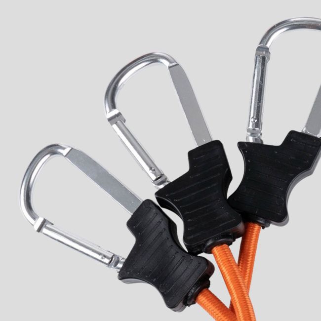 Set van 2 spanners karabijnhaken 60cm - Oranje - Fosco Industries