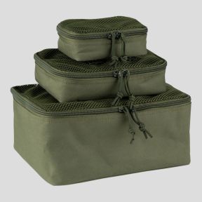 Set di 3 tasche portaoggetti mesh Molle - Ranger Green - 101 Inc