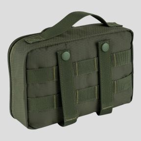 Poche de rangement transparente Molle 23x16cm - Vert Olive - 101 Inc