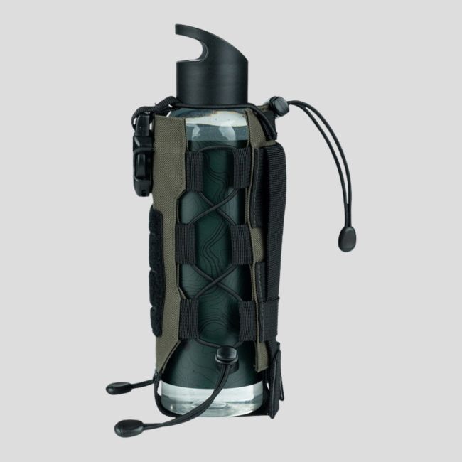 Verstellbarer Molle-Flaschenhalter - Olivgrün - 101 Inc