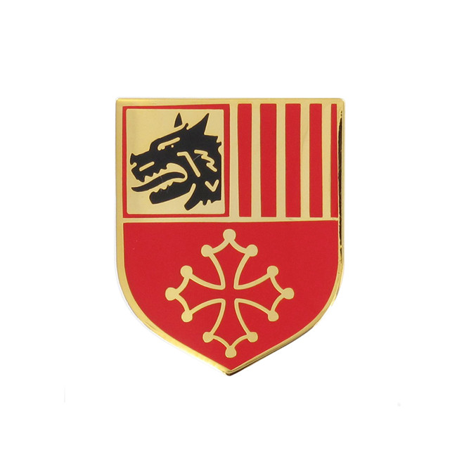 Ecu métal Gendarmerie pour cuirasse - Languedoc-Roussillon