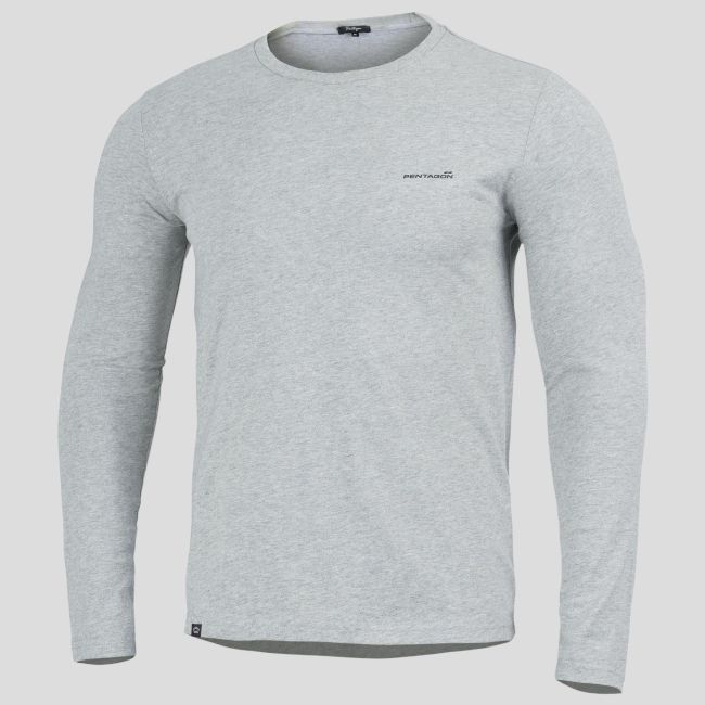T-shirt Ageron 2.0 à manches longues - Gris Chiné - Pentagon