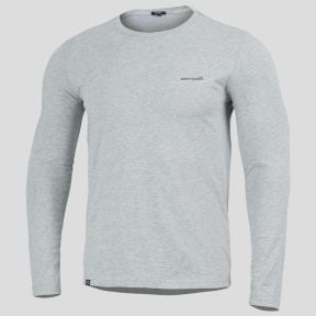 T-Shirt Ageron 2.0 mit langen Ärmeln - Grau Meliert - Pentagon
