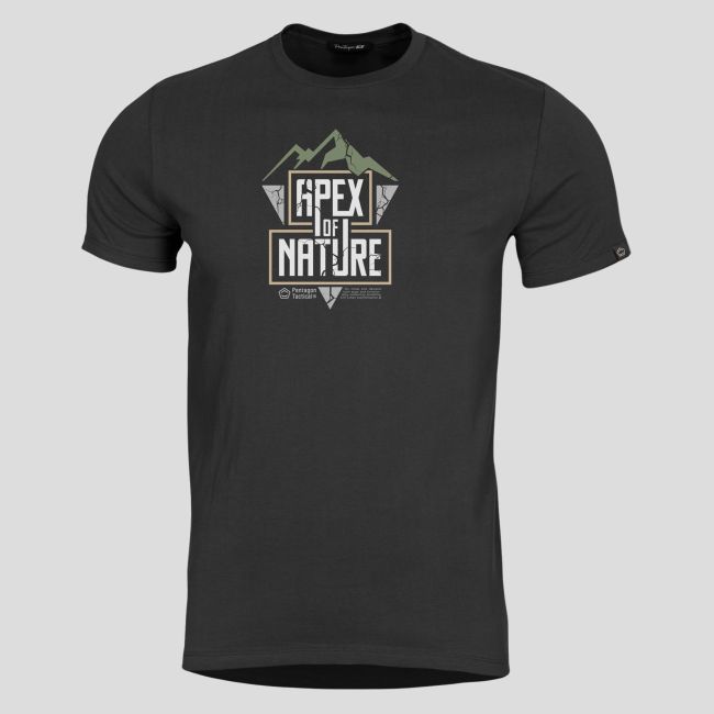 T-shirt Ageron Apex Of Nature - Noir - Pentagon