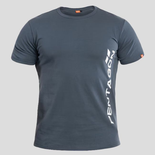 Ageron T-Shirt Pentagon Vertical Charcoal Blue - Pentagon