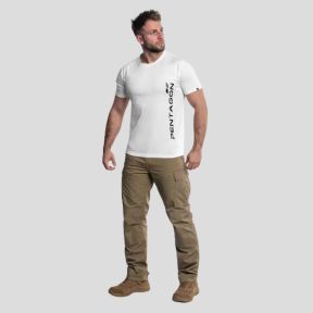 T-shirt Ageron avec logo vertical - Blanc - Pentagon