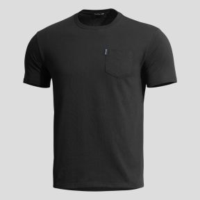T-shirt Ageron avec poche - Noir - Pentagon