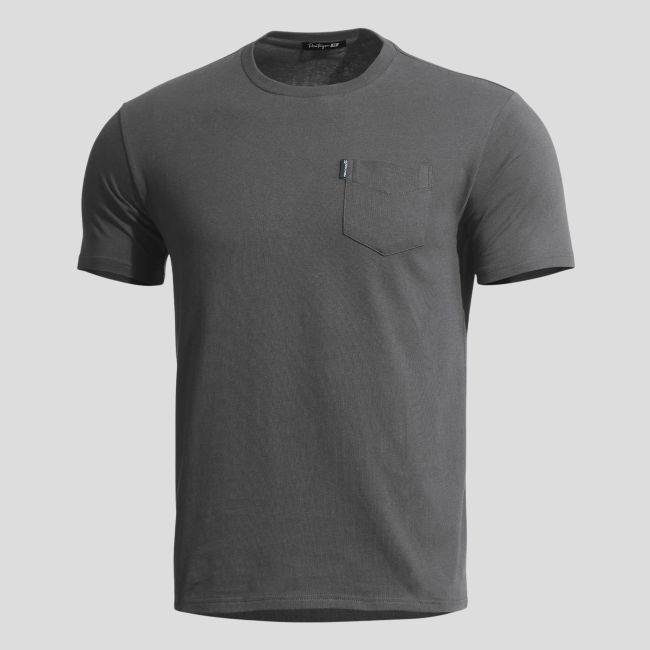 T-shirt Ageron met zak - Wolf Grey - Pentagon