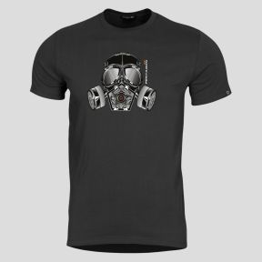 Ageron T-Shirt Gas-Mask Black - Pentagon