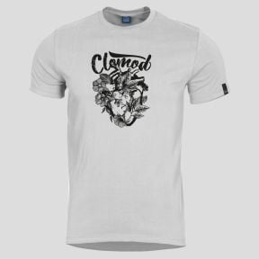 T-Shirt Flower Heart - Blanc - CloMod