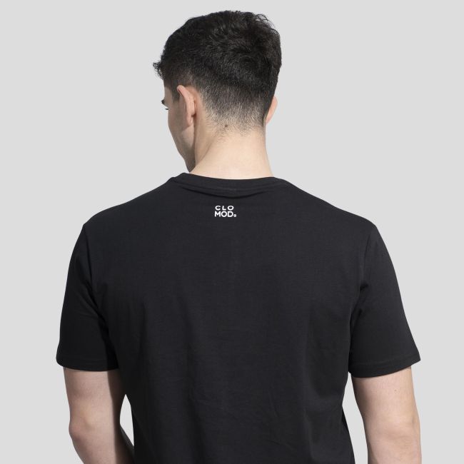 T-Shirt Initials - Schwarz - CloMod