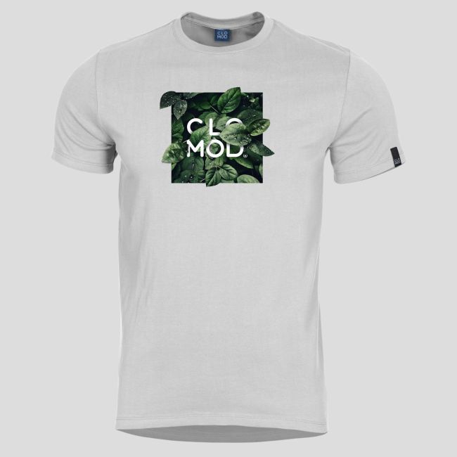 T-Shirt Leaves - Weiß - CloMod