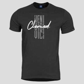T-Shirt Veni - Czarny - CloMod