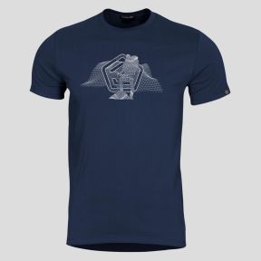 Camiseta Wireframe - Azul Noche - Pentagon