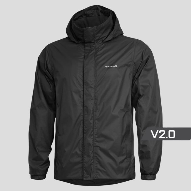 Waterdichte jas Atlantic V2.0 - Zwart - Pentagon
