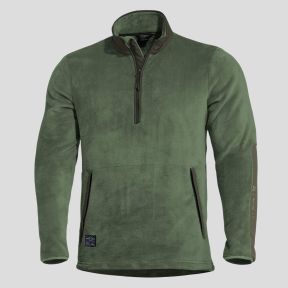 Fleecejacke Grizzly 1/2 Zip - Camo Green - Pentagon