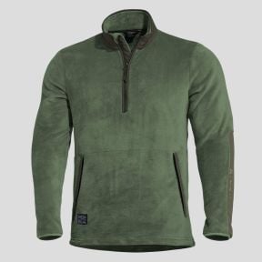 Fleecejacke Grizzly 1/2 Zip - Camo Green - Pentagon