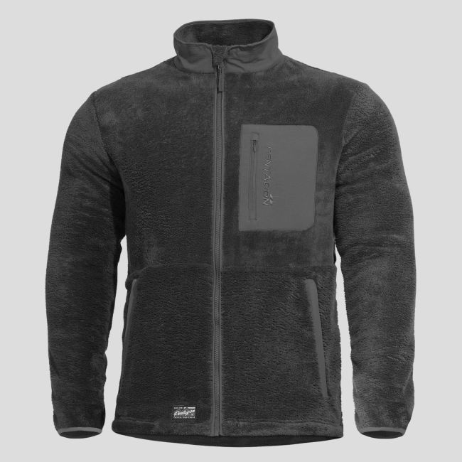 Grizzly full zip Sweater Black - Pentagon