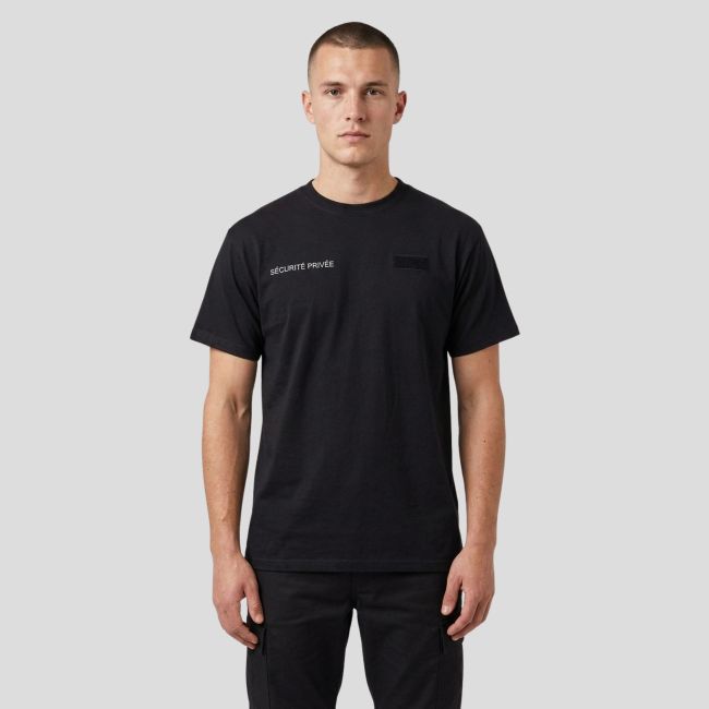 T-shirt retroriflettente Sicurezza Privata - Nero - Patrol Equipement