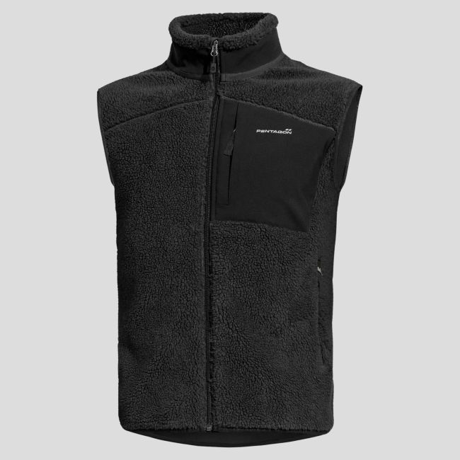 Veste polaire sans manches Summit Sherpa - Noir - Pentagon
