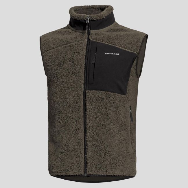 Ärmellose Fleecejacke Summit Sherpa - RAL7013 - Pentagon