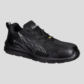 Buty ochronne kompozytowe S1PS ESD SR FO - Czarny - Portwest