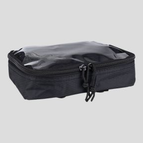 Poche de rangement transparente Molle 23x16cm - Noir - 101 Inc