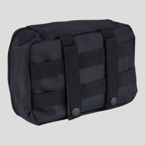 Poche de rangement transparente Molle 23x16cm - Noir - 101 Inc