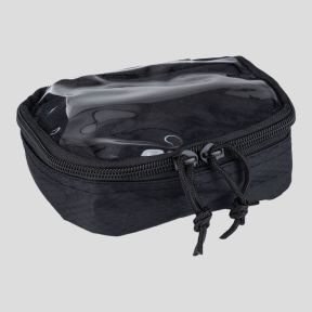 Poche de rangement transparente Molle 15x12cm - Noir - 101 Inc