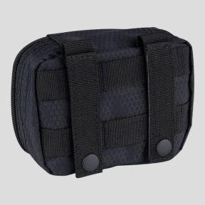 Transparente Molle-Aufbewahrungstasche 15x12cm - Schwarz - 101 Inc