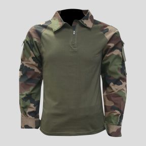 Kampfhemd UBAS aus Baumwolle - Olivgrün/Camo CE - OPEX