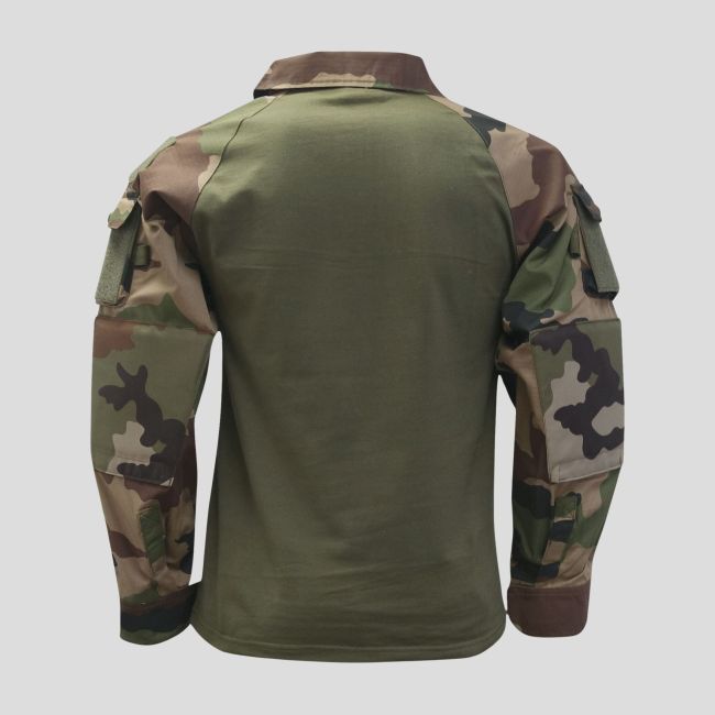 Chemise de combat type UBAS coton vert armée et Camo CE - Patrol Equipement