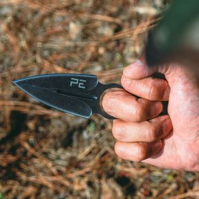 Couteau de combat Tactical (lame 8cm) avec étui - Noir - OPEX