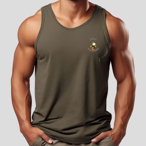 Débardeur militaire sérigraphié Légion Étrangère - Vert Olive - OPEX