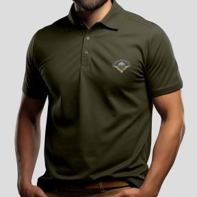 Polo vert manches courtes Para - Patrol Equipement