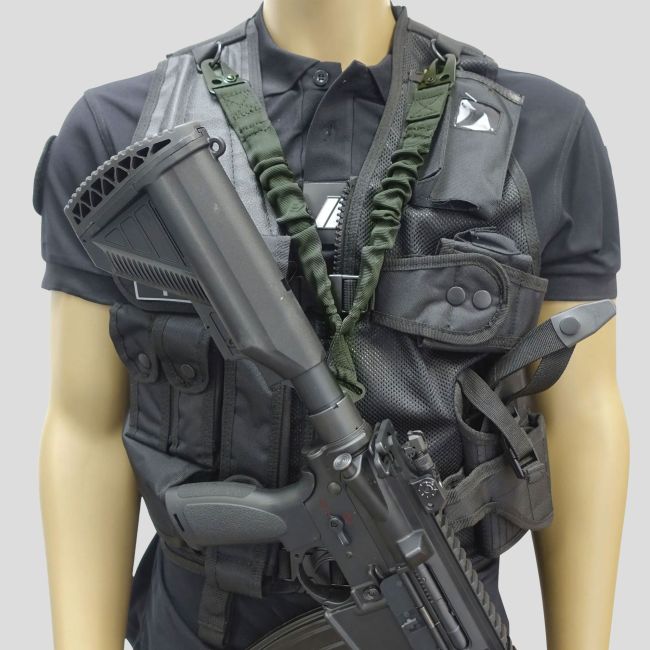 Sangle 3 points pour G36, HK et autres armes - Vert Olive - OPEX