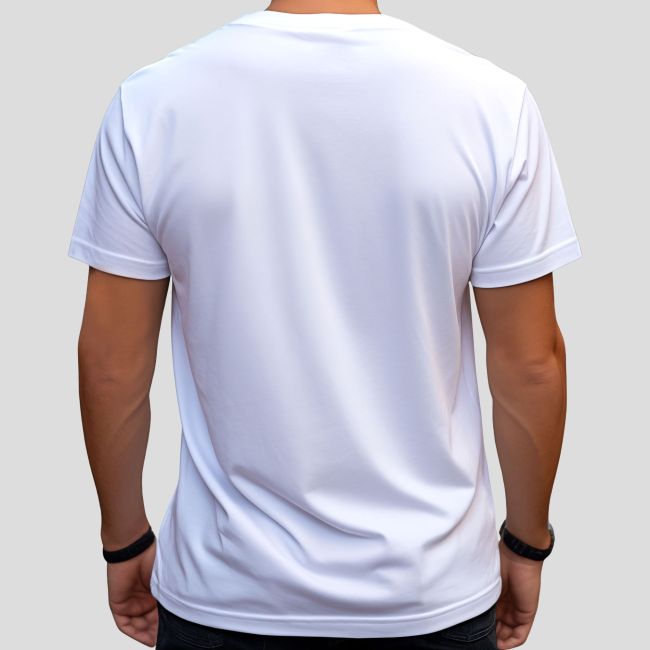 TEE SHIRT MANCHES COURTES BLANC BRODE 2 REP -Patrol Equipement