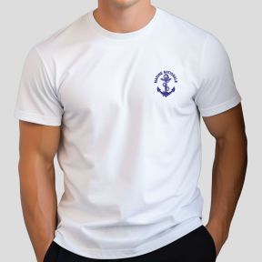 T-shirt sitodruk Marine Nationale - Biały - OPEX